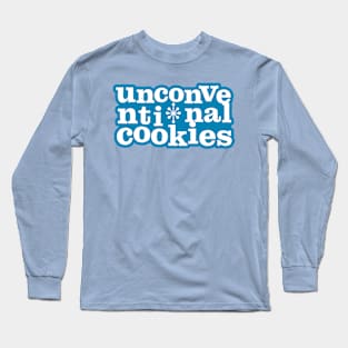 blue snowflake unco logo Long Sleeve T-Shirt